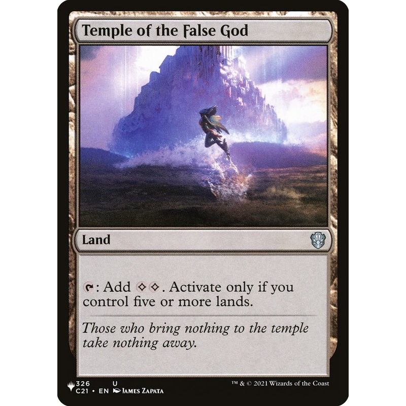 Temple of the False God [Secret Lair: Heads I Win, Tails You Lose]