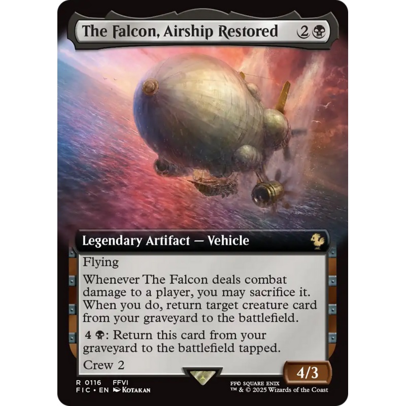 The Falcon, Airship Restored (Extended Art) [FINAL FANTASY Commander]