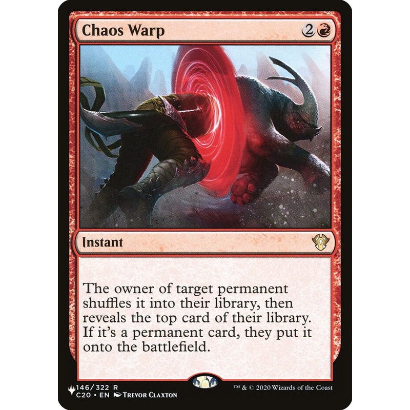 Chaos Warp [Secret Lair: Heads I Win, Tails You Lose]