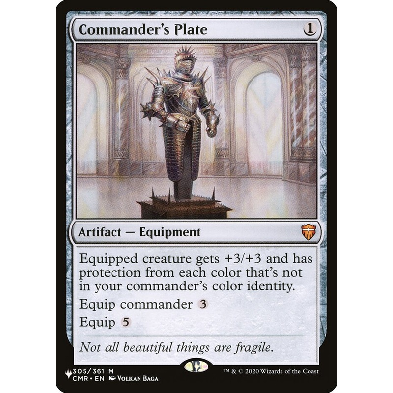 Commander's Plate [Secret Lair: Heads I Win, Tails You Lose]