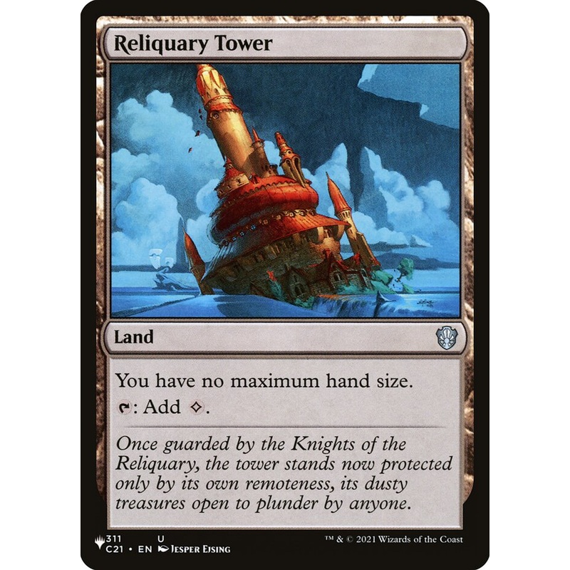 Reliquary Tower [Secret Lair: Heads I Win, Tails You Lose]