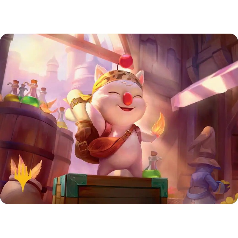 Stiltzkin, Moogle Merchant Art Card (Gold-Stamped Planeswalker Symbol) [FINAL FANTASY Art Series]