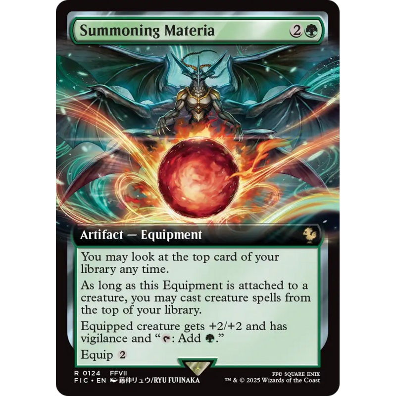 Summoning Materia (Extended Art) [FINAL FANTASY Commander]
