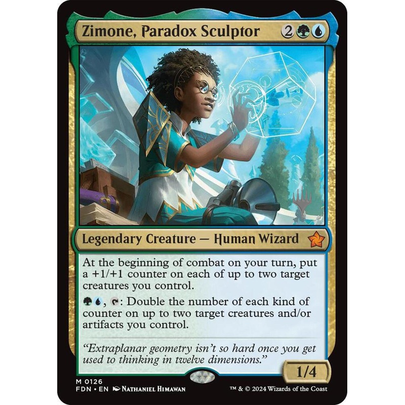 Zimone, Paradox Sculptor (Promo Pack) [Foundations Promos]