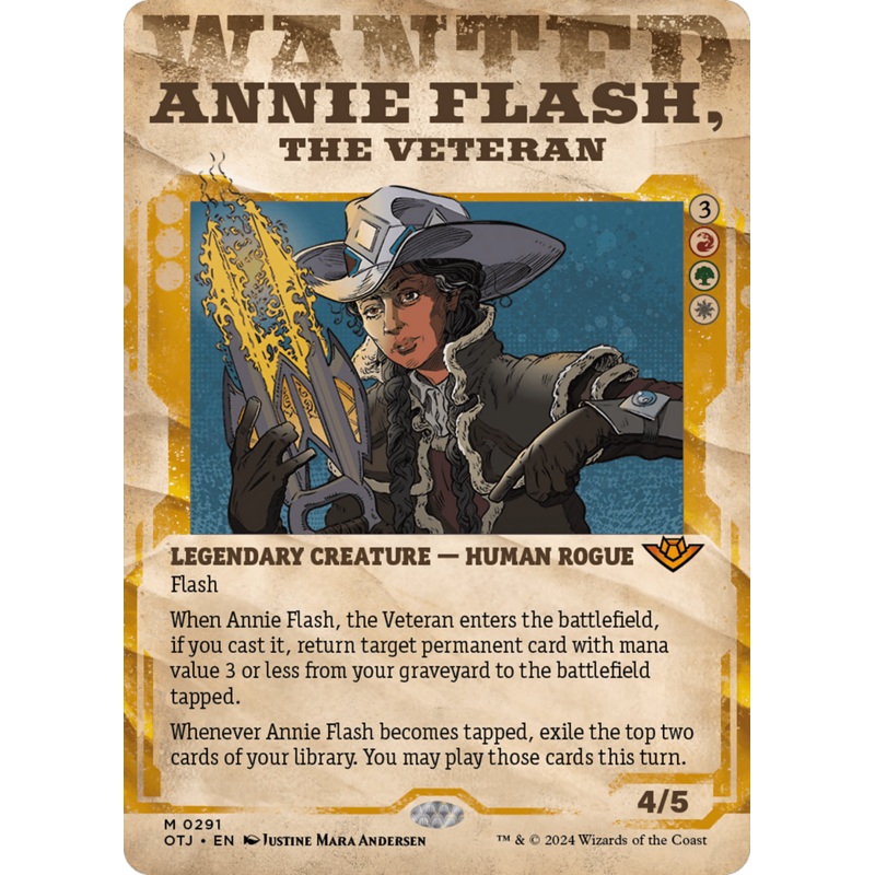 Annie Flash, the Veteran (Showcase) [Outlaws of Thunder Junction]