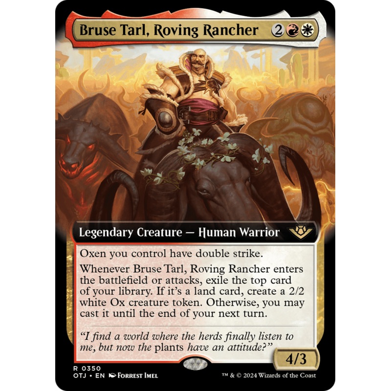 Bruse Tarl, Roving Rancher (Extended Art) [Outlaws of Thunder Junction]