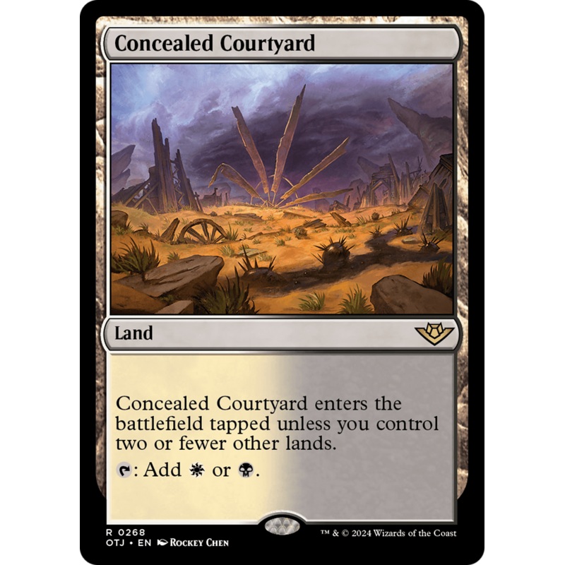 Concealed Courtyard [Outlaws of Thunder Junction]