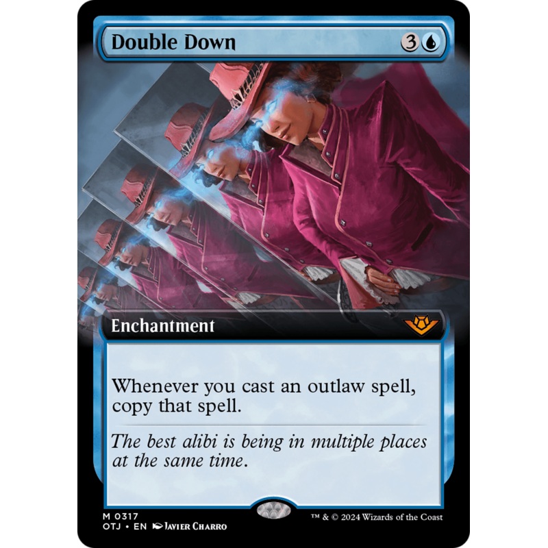 Double Down (Extended Art) [Outlaws of Thunder Junction]