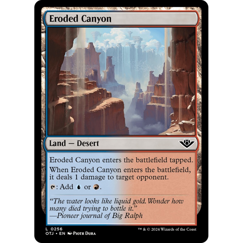 Eroded Canyon [Outlaws of Thunder Junction]