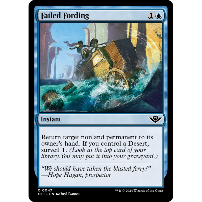 Failed Fording [Outlaws of Thunder Junction]