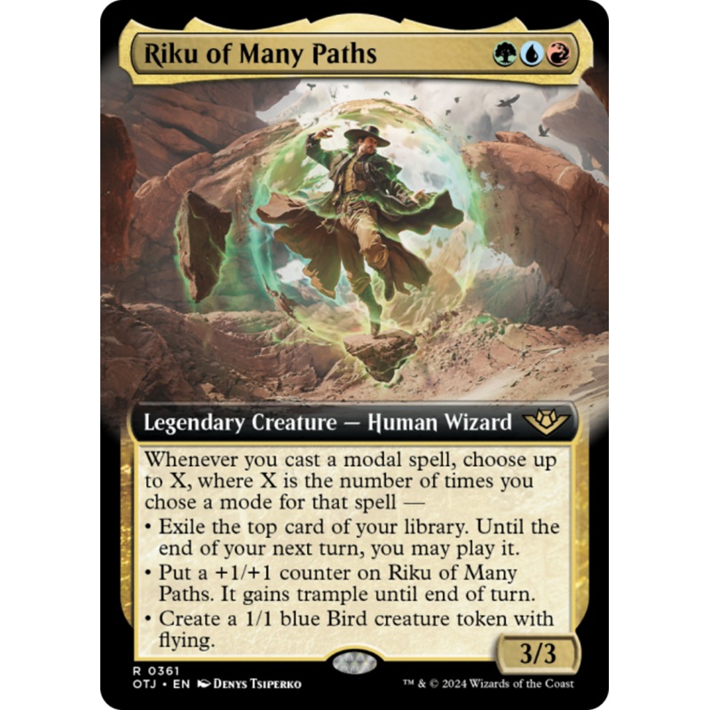 Riku of Many Paths (Extended Art) [Outlaws of Thunder Junction]