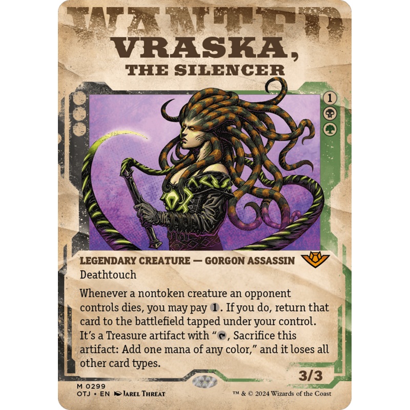 Vraska, the Silencer (Showcase) [Outlaws of Thunder Junction]