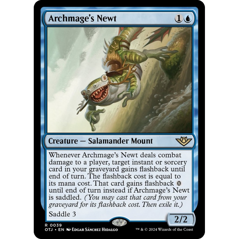 Archmage's Newt [Outlaws of Thunder Junction]