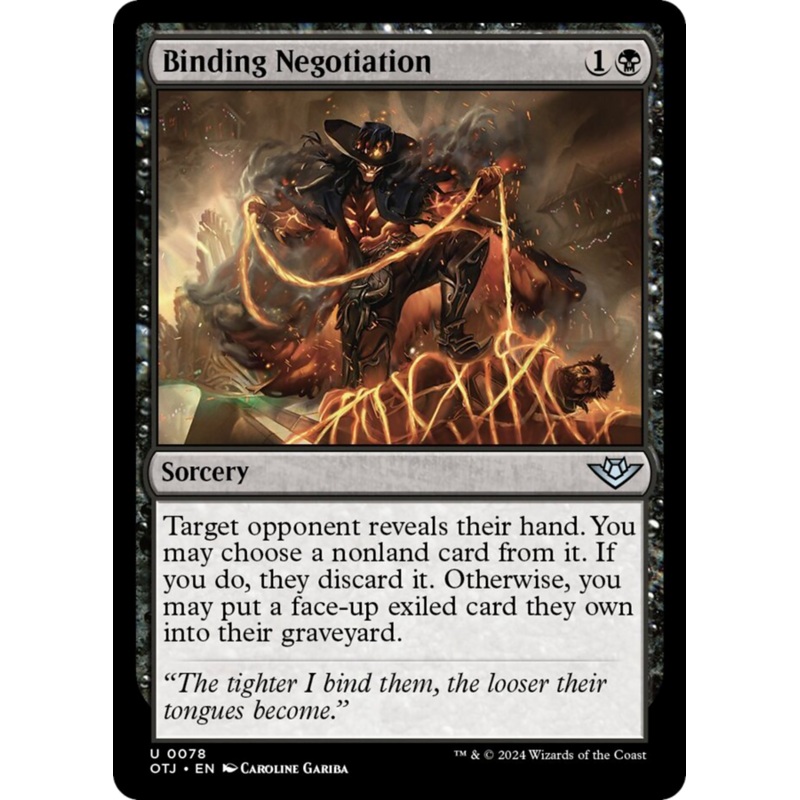 Binding Negotiation [Outlaws of Thunder Junction]