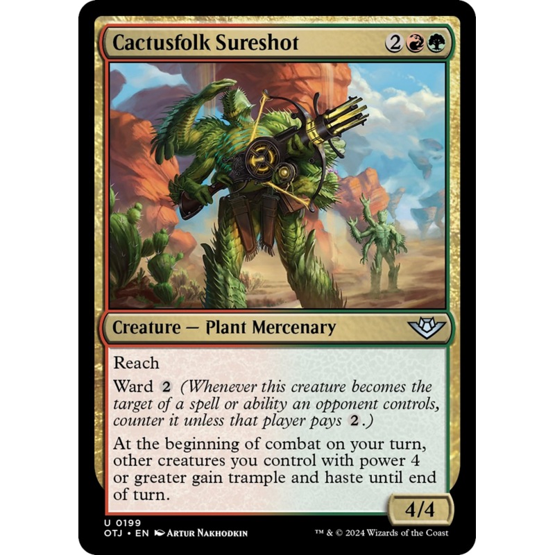 Cactusfolk Sureshot [Outlaws of Thunder Junction]
