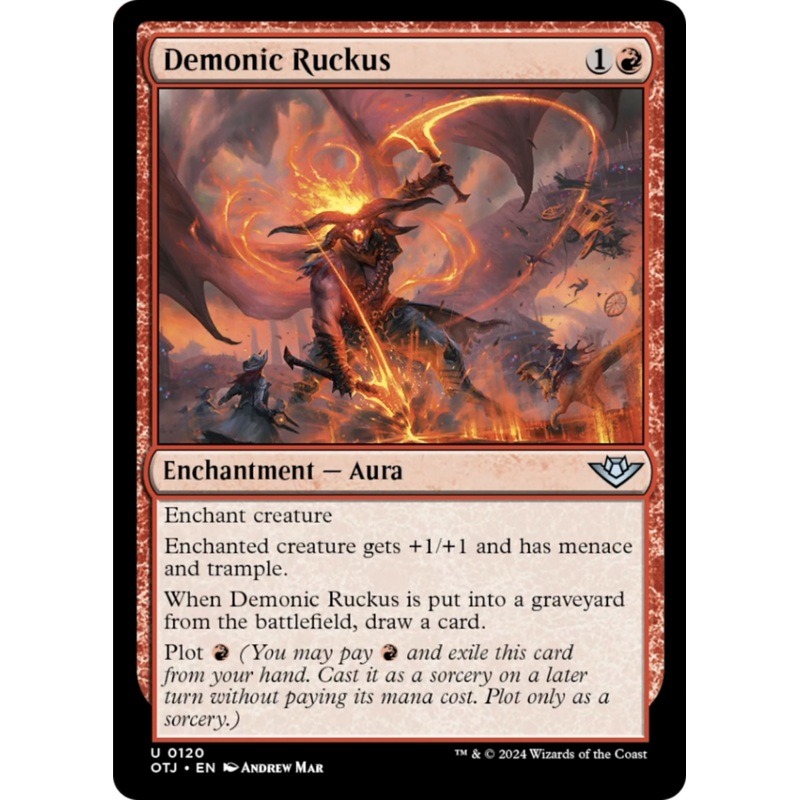 Demonic Ruckus [Outlaws of Thunder Junction]