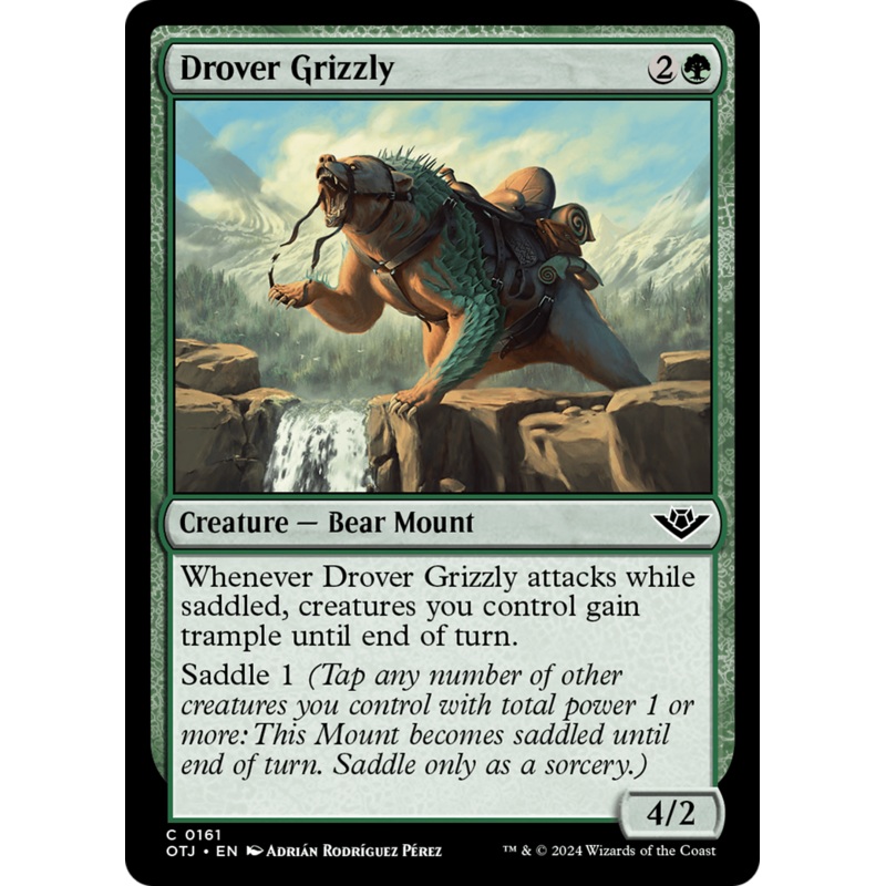 Drover Grizzly [Outlaws of Thunder Junction]