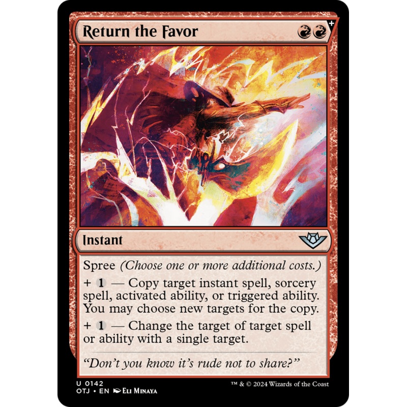 Return the Favor [Outlaws of Thunder Junction]