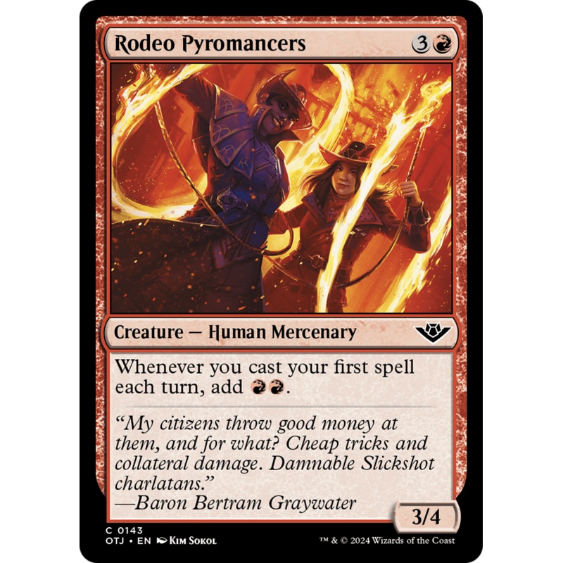 Rodeo Pyromancers [Outlaws of Thunder Junction]