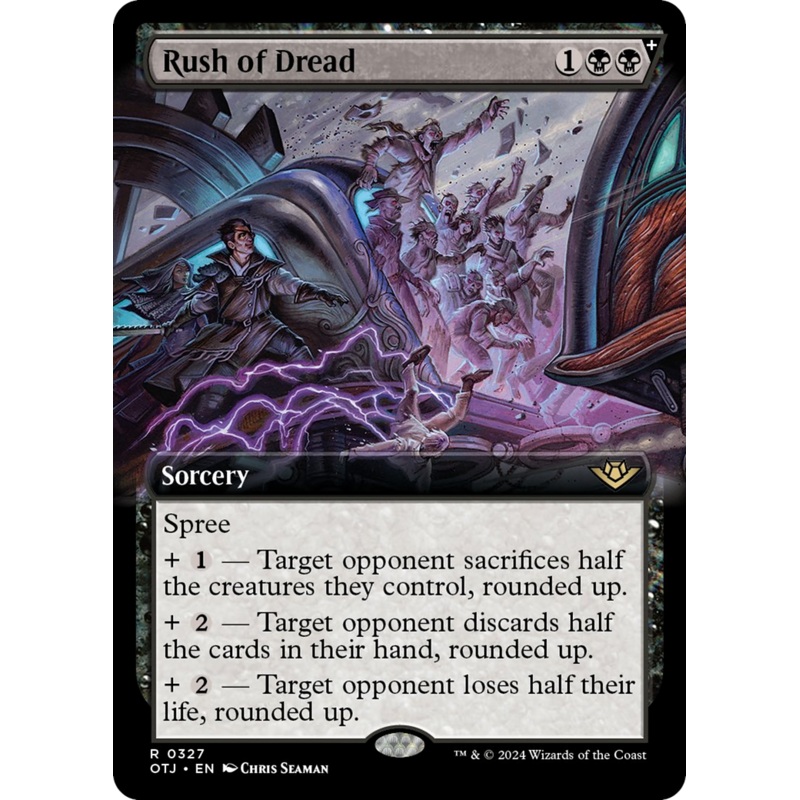 Rush of Dread (Extended Art) [Outlaws of Thunder Junction]