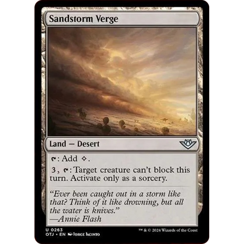 Sandstorm Verge [Outlaws of Thunder Junction]