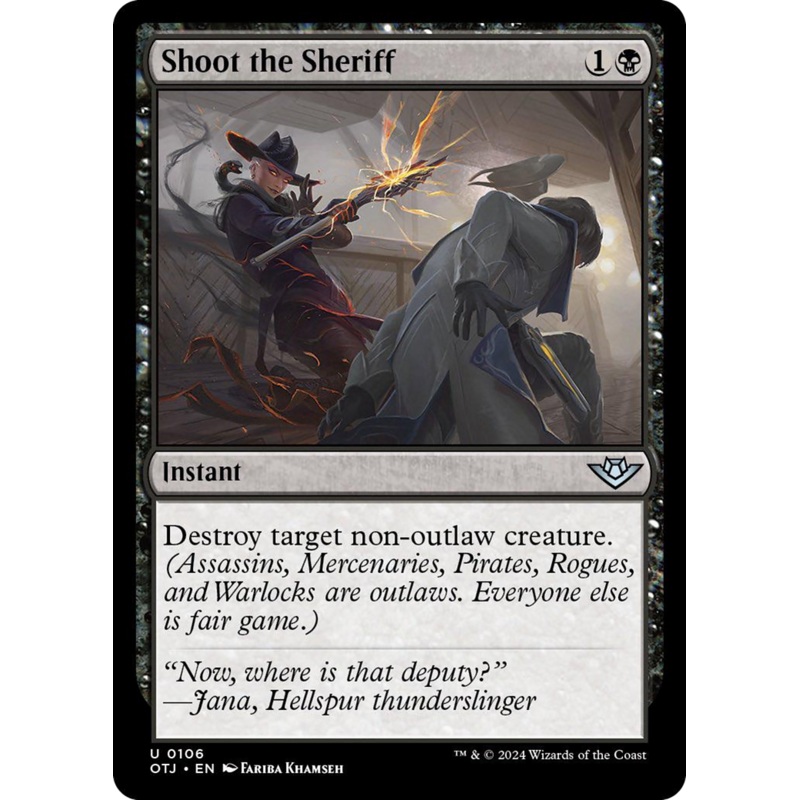 Shoot the Sheriff [Outlaws of Thunder Junction]