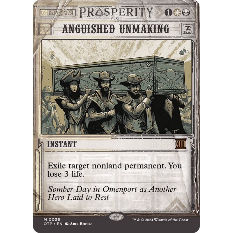 Anguished Unmaking [Outlaws of Thunder Junction: Breaking News]