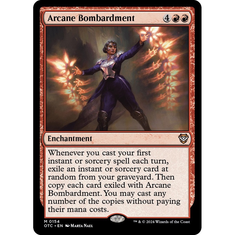 Arcane Bombardment [Outlaws of Thunder Junction Commander]