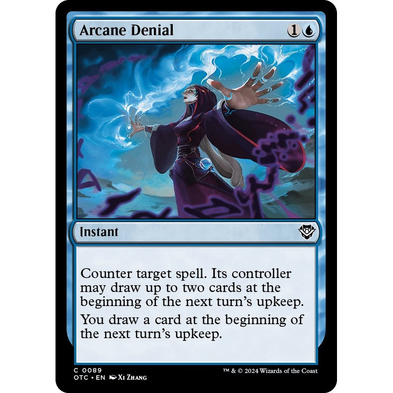 Arcane Denial [Outlaws of Thunder Junction Commander]