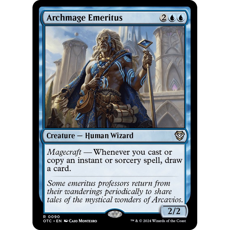 Archmage Emeritus [Outlaws of Thunder Junction Commander]