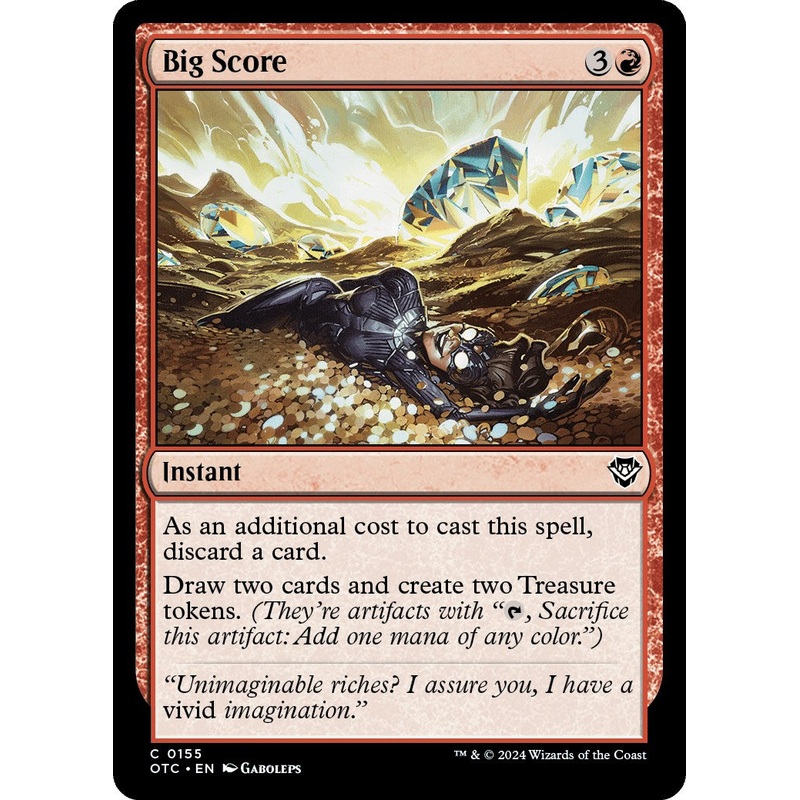 Big Score [Outlaws of Thunder Junction Commander]