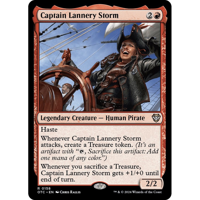 Captain Lannery Storm [Outlaws of Thunder Junction Commander]