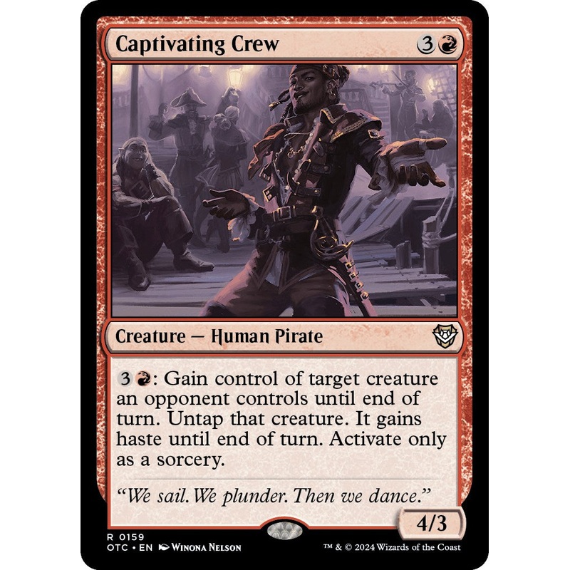 Captivating Crew [Outlaws of Thunder Junction Commander]