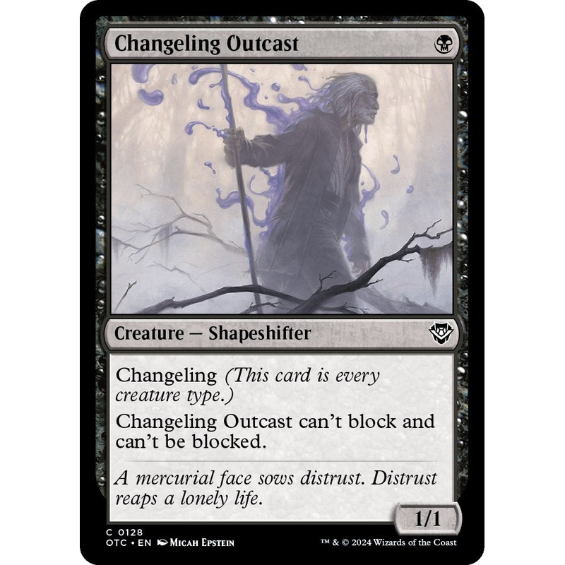 Changeling Outcast [Outlaws of Thunder Junction Commander]