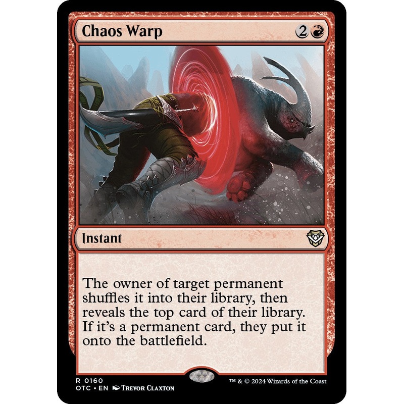 Chaos Warp [Outlaws of Thunder Junction Commander]