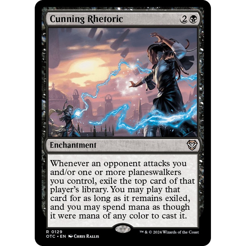 Cunning Rhetoric [Outlaws of Thunder Junction Commander]