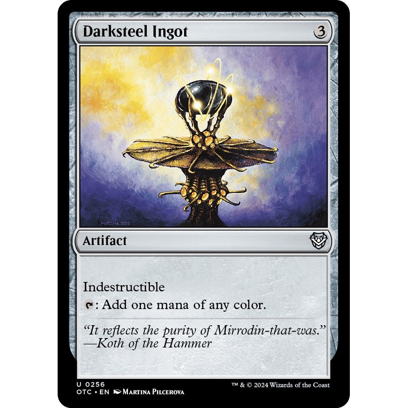 Darksteel Ingot [Outlaws of Thunder Junction Commander]