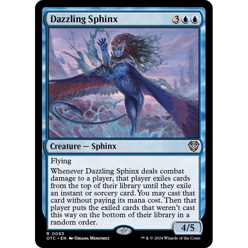 Dazzling Sphinx [Outlaws of Thunder Junction Commander]