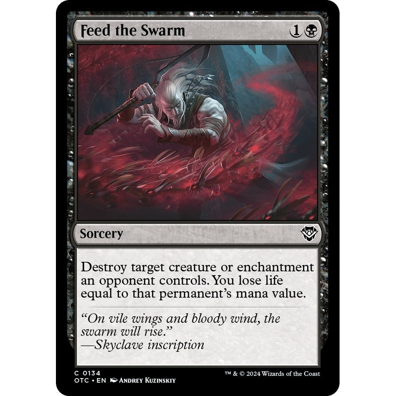 Feed the Swarm [Outlaws of Thunder Junction Commander]
