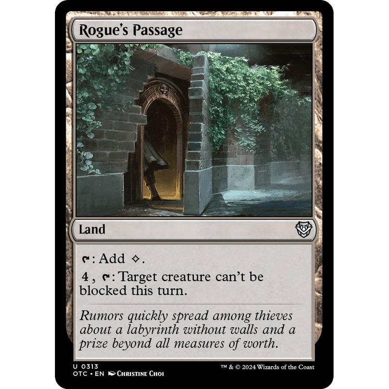 Rogue's Passage [Outlaws of Thunder Junction Commander]