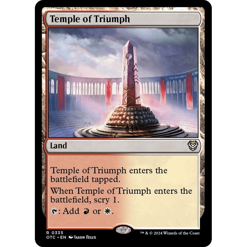 Temple of Triumph [Outlaws of Thunder Junction Commander]