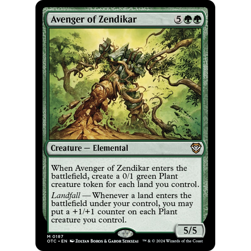Avenger of Zendikar [Outlaws of Thunder Junction Commander]