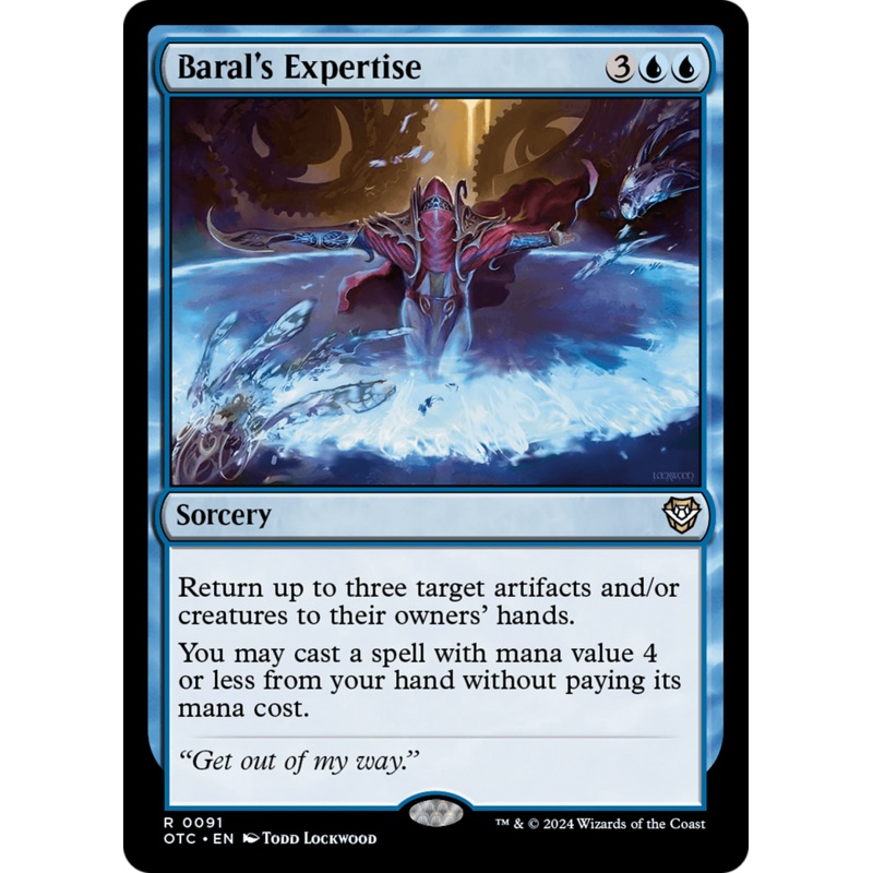 Baral's Expertise [Outlaws of Thunder Junction Commander]