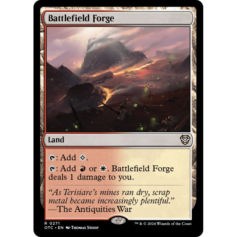 Battlefield Forge [Outlaws of Thunder Junction Commander]