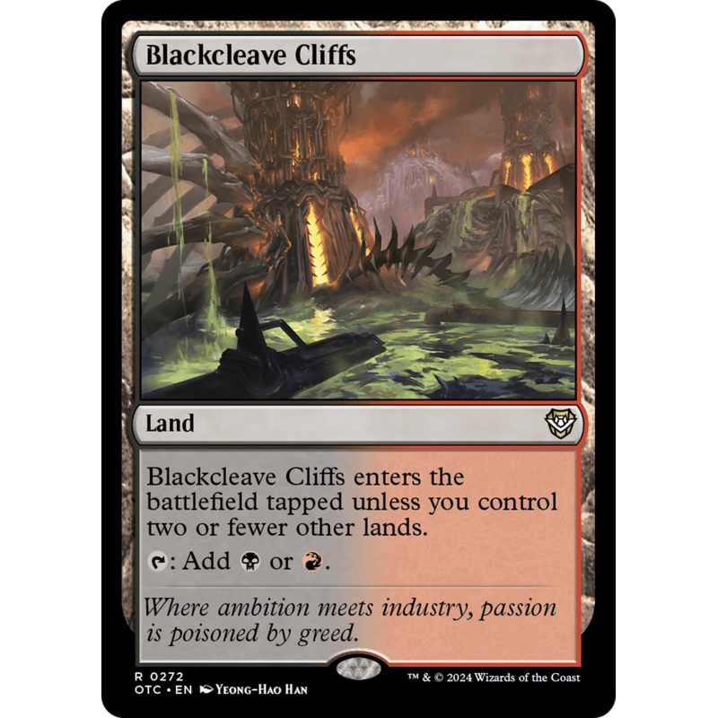 Blackcleave Cliffs [Outlaws of Thunder Junction Commander]