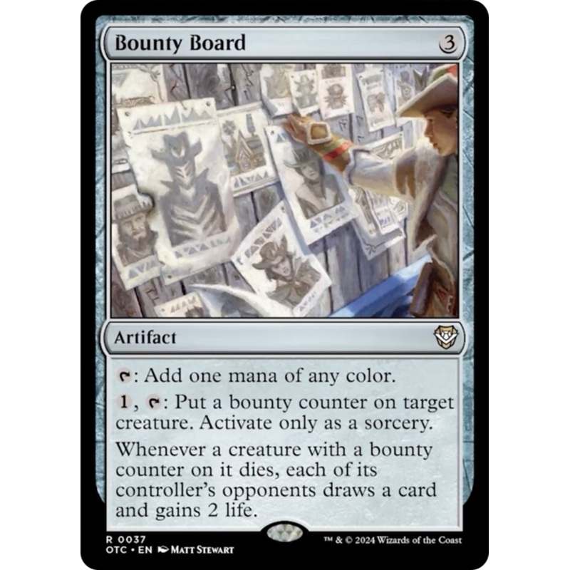 Bounty Board [Outlaws of Thunder Junction Commander]