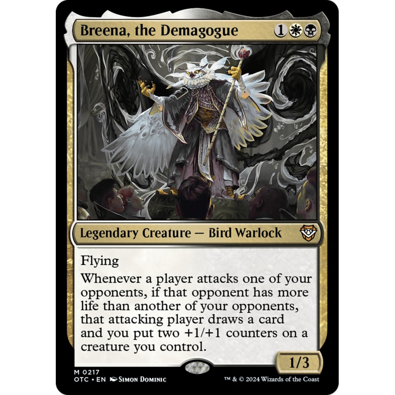 Breena, the Demagogue [Outlaws of Thunder Junction Commander]
