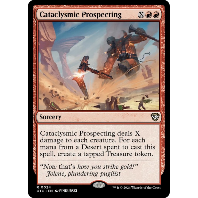Cataclysmic Prospecting [Outlaws of Thunder Junction Commander]
