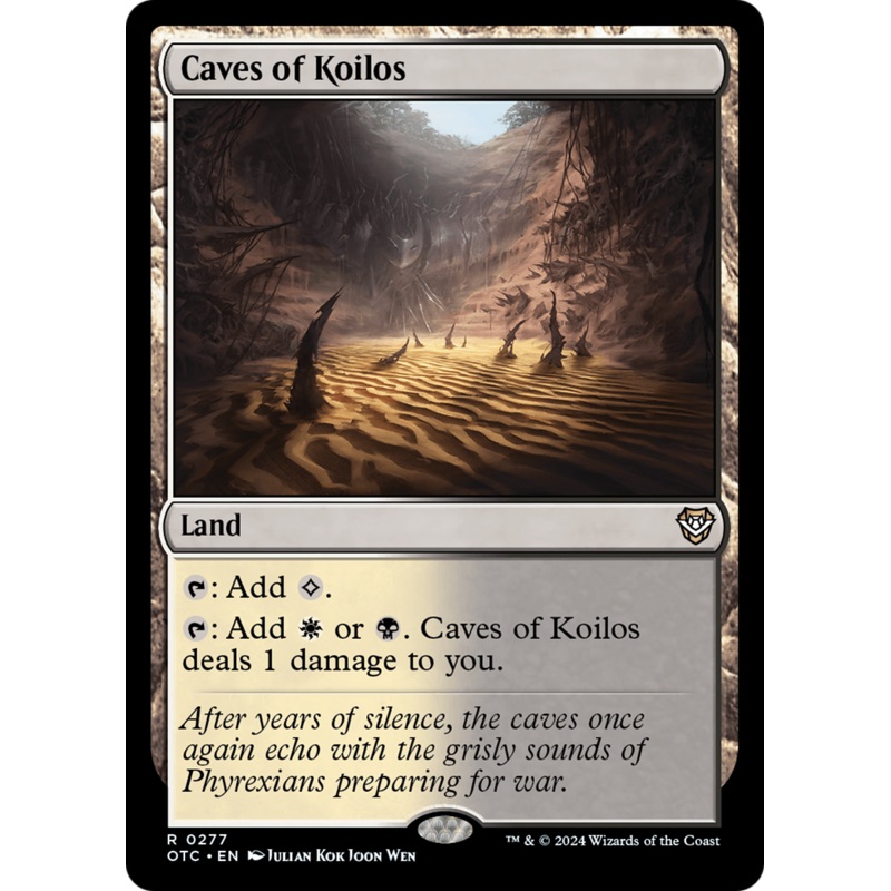 Caves of Koilos [Outlaws of Thunder Junction Commander]