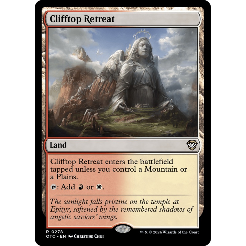 Clifftop Retreat [Outlaws of Thunder Junction Commander]